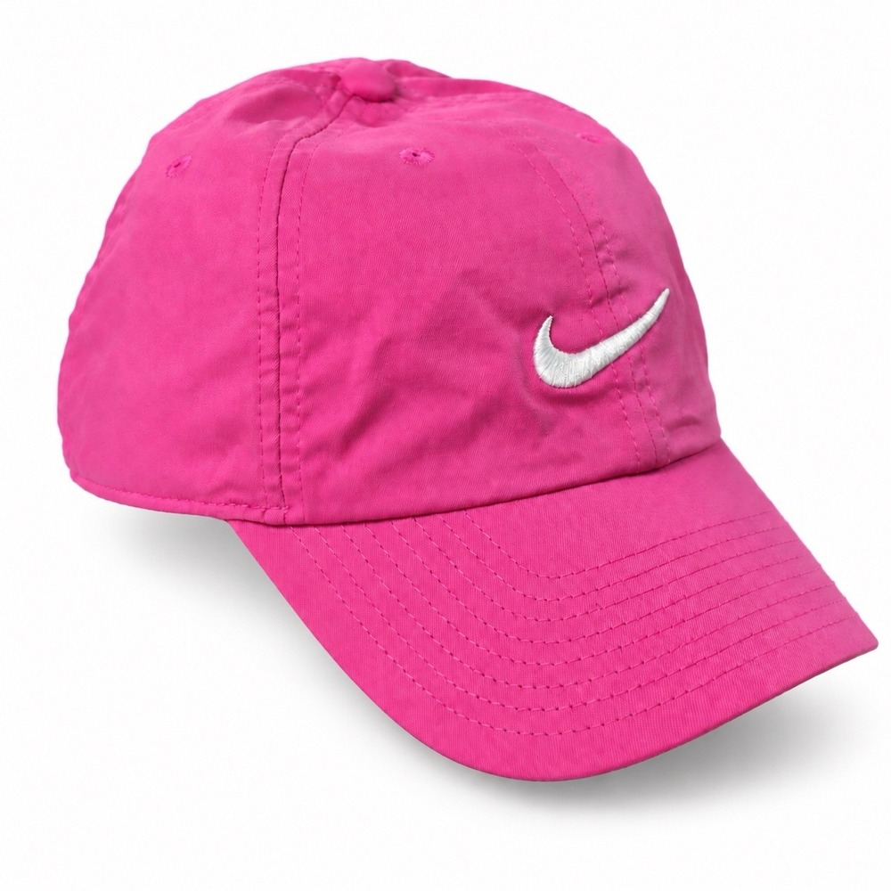 Nike Heritage86 Dri-FIT Hat Womens Hot Pink Running Golf Swoosh Athletic Cap